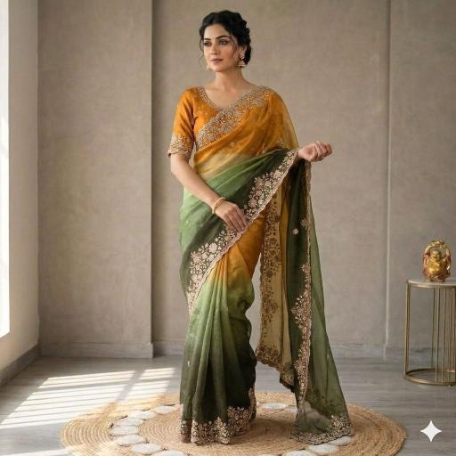 Vastrangan party wear saree surat wholesale